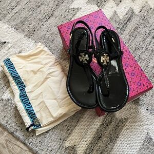 Gently worn Tory Burch Dillan Sandal, size 9